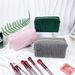 Makeup Tools & Accessories New Corduroy Cosmetic Bag Female Portable Large Capacity Fashion Stripes Soft Skin Friendly Cosmetic Wash Bag_viptrois.com