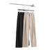 Autumn Winter New Elegant Old Money Style Mid-High Waist Straight Casual Pants Men's Fashion Light Luxury Versatile_viptrois.com