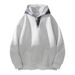Men's Clothing Customized Japanese Plaid Polo Collar Hooded Sweatshirt Men's Lazy Style Loose Pullover Jacket_viptrois.com