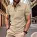 Men Polo Men Shirt Short Sleeve Polo Shirt Contrast Color Polo New Clothing Summer Streetwear Casual Fashion Men Tops_viptrois.com