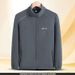 Men’s Stand-Up Collar Fleece Jacket – 100% Polar Fleece Windproof Zip-Up For Hiking & Urban Exploration (Black/Grey/Blue/Green, XL-5XL)_viptrois.com