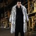 Men's Clothing Men's Fur Jacket Imitation Fox Fur Long Coat Winter Warm Windbreaker Fashion Casual Top European And American Large Size Trend_viptrois.com
