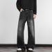 Men's Clothing & Archer0603 & Autumn/Winter New Trendy Cleanfit Fleece Lined Thick Jeans Basic Versatile Straight Leg Pants_viptrois.com