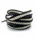 Shoelaces Wheat Ear Shoelaces For Women's Canvas Shoes Woven In Black And White Wide And Flat Extra Wide And Thick Shoelaces 1.5cm Wide_viptrois.com