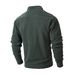 Men's Clothing Men's Slim-Fit Stand Collar Sweatshirt – Minimalist Pullover For Smart Casual & Urban Style_viptrois.com