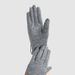 Winter wool gloves women's thin section plus velvet warm fashion cashmere autumn and winter girls fingertip flip can touch the screen_viptrois.com