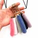 Bag Charm Cute Tassel Plush Keychain Cartoon Bag Pendant Car Key Chain Ring Pendant Accessories Creative Gift_viptrois.com