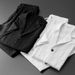 Men's Clothing High End Short Sleeved Casual Suits New Summer Models Slim Fit Light Luxury Korean Style Suits Two Piece Suits Handsome Men_viptrois.com