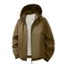 Men's Lightweight Hooded Jacket - Breathable Windproof Outdoor Coat With Adjustable Drawstrings For Spring & Fall Casual Sports_viptrois.com
