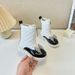 Mother&kids Girls Fashion Martin Boots 2025 Autumn New Fashion Girls Single Boots Fashion Trendy Children's Leather Boots_viptrois.com