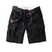 Men's Retro Heavy Wash Cargo Shorts Style Multi Pocket Summer Casual Loose Straight Leg Mid Length Trendy_viptrois.com