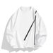 "Unisex Oversized Zip-Slit Sweatshirt – Heavyweight Round Neck Pullover (Black/Grey/Putty, S-3XL)"_viptrois.com
