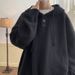 Solid color soft and sticky hooded knitted casual loose autumn and winter top men's sweater hooded versatile autumn and winter lazy_viptrois.com
