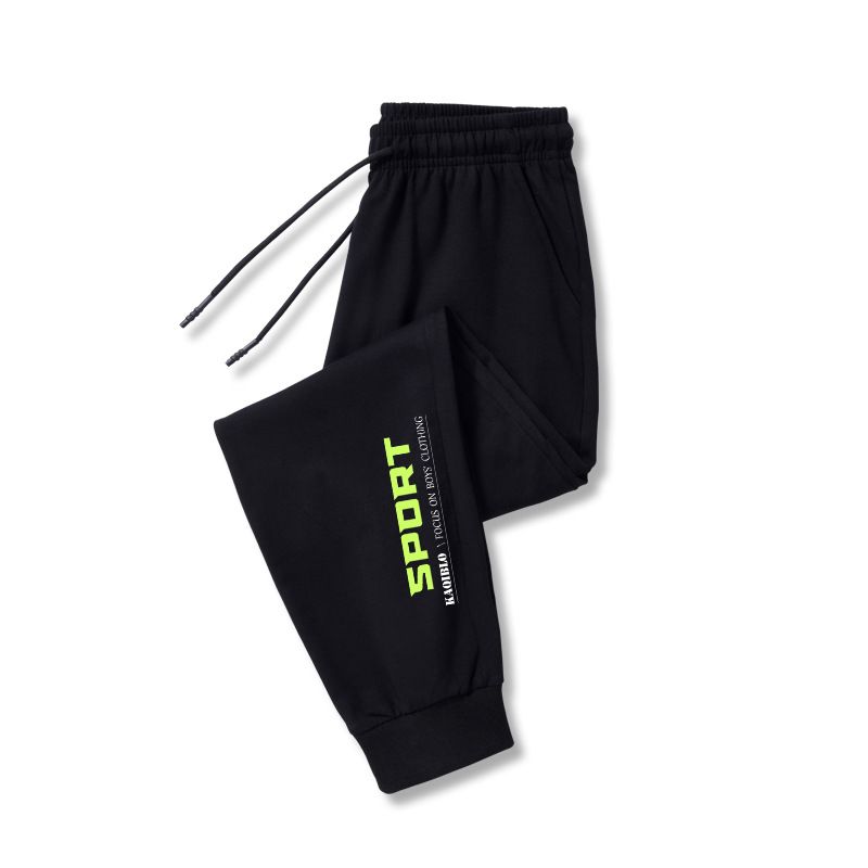 Kids'clothing Boys' pants Spring and autumn wear large children's sweatpants loose sweatpants children's cotton pants boys style casual pants trend_viptrois.com