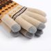 Autumn And Winter Adult Warm Gloves Women's Jacquard Knitted Touchscreen Yarn And Velvet Anti Cold Finger Gloves_viptrois.com