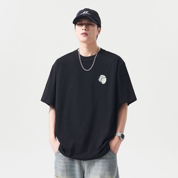 2025 American Fashion Brand Short Men's Summer, Loose Casual Half Sleeved Top Teenagers, Couple's T-shirt For Women_viptrois.com