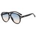 Men's Sunglasses New Aviator Sunglasses Retro Double Bridge Frog Mirror Fashion Advanced All Match Sunglasses For Men And Women_viptrois.com