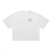 Autumn American Style Little Angel Surround Print Sleeve T-Shirt Unisex Loose Drop Shoulder Short Top_viptrois.com