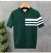 Men's Clothing Pullover Thin Short Sleeved T Shirt Advanced Round Neck Thin Knitted Sweater Half Sleeve_viptrois.com