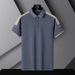 "Men's Slim-Fit Short-Sleeve Polo Shirt – Breathable Cotton Blend, Korean-Inspired Casual Style"_viptrois.com