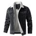 2024 Winter Male Youth Multi Bag Winter Loose Corduroy Warm Cotton Jacket Recommend_viptrois.com