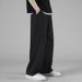 Men's Clothing Ice Silk Pants Men Summer Thin Loose Wide Leg Sports Pants Men's Drape Trousers Quick Drying Straight Casual Trousers_viptrois.com