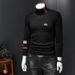 New Autumn And Winter Men's High-quality Sweater Wool Sweater Turtleneck Knitted Sweater Embroidered Bottoming Shirt_viptrois.com