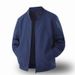 Pulse Two-Way Open Top Men's Windbreaker Outdoor Workwear 2025 New Baseball Collar Executive Jacket Men_viptrois.com