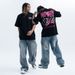 American Style Trendy Brand Summer New Printed Niche Letter Small Neck Loose T-Shirt For Men_viptrois.com