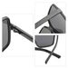 Women's Square Large Frame Sunglasses - Retro Champagne Gradient Lens (High-End UV400 Protection, Minimalist & Lightweight)_viptrois.com