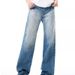 Men's Clothing Light Blue Washed Jeans Men's Cleanfit Design Wide Leg Straight Loose Long Pants_viptrois.com