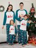 Christmas Santa Claus candy cane alphabet Christmas Family suit printed homewear_viptrois.com