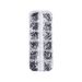 Nails Art 12 Grid Mini Color Nail Diamond Nail Art Accessories Special Round Flat Bottom Diamond White Champagne Nail Accessories_viptrois.com