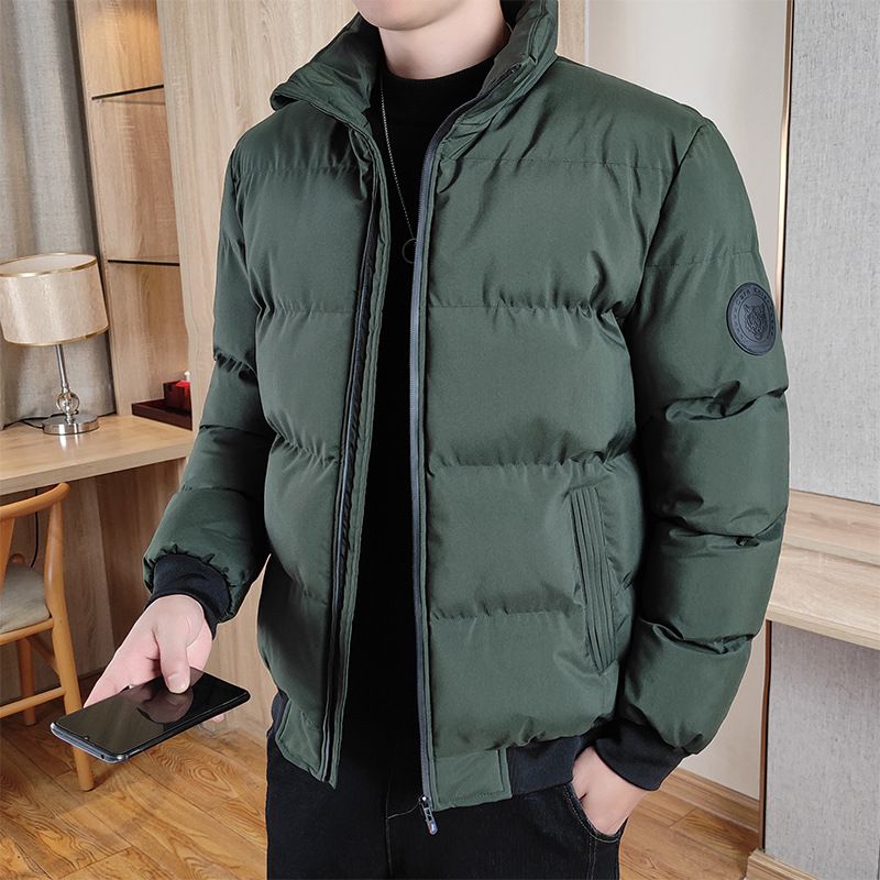 Men's Winter Down Jacket With Hood 550 Fill Power White Goose Down Slim Fit, Water-Resistant Machine Washable Lightweight Warm Coat_viptrois.com