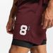 Men's Clothing Fitness Elastic Fitness Shorts Running Sports Breathable Five Point Double Layer Pants_viptrois.com
