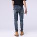 Khaki motorcycle stretch jeans men's new casual men's trousers_viptrois.com