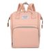 New Style Mother Bag Solid Color Mother Bag Female Large Capacity Storage Backpack Multifunctional Outdoor Baby Bag_viptrois.com