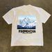 Summer Cotton Printed T-shirt Short-sleeved Men's Ins Trendy Versatile Casual Top American High Street Crew Neck Half-sleeved_viptrois.com