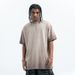 American Vintage Washed Cotton Short Sleeve Solid Color Unisex Base Shirt Street Style Versatile_viptrois.com