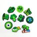 Cartoon Does Not Infringe VSCO Green Series Shoes Flower Shoe Buckle Soft Glue Personality DIY Cute Accessories_viptrois.com