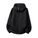 Monochrome Man- Cross-Border Hot Sale Half-Zip Hooded Sweatshirt Unisex Suitable For Spring, Autumn, And Winter Half High Collar_viptrois.com