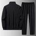 Men's Sports Suits Loose Large Size Casual Jackets Sportswear Two-Piece Suits_viptrois.com
