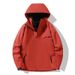 Pulse Moutdoormen's 3-in-1 Outdoor Detachable Windproof Waterproof Warm Large Size Hiking Group Purchase Workwear_viptrois.com
