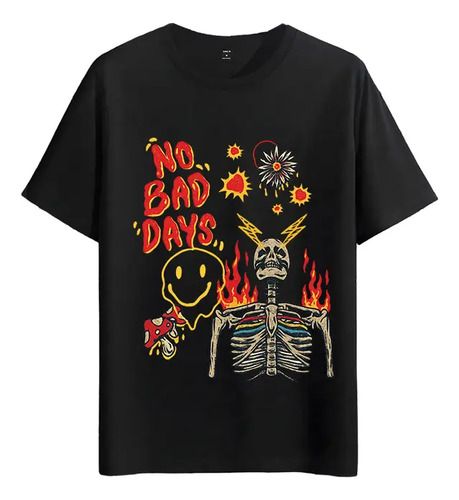 Tshirt Muscle Freaks No Bad Days 2026 Skeleton Style T-shirt_viptrois.com