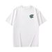 200g Short Sleeved Men's American Minimalist T-shirt Black Summer Pure Cotton Round Neck Trendy Brand_viptrois.com