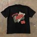 American Fashion Brand Tomato Graffiti Printed Short T-shirt Men And Women's Casual Loose Cotton Round Neck Half Sleeved_viptrois.com