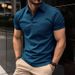 Men's Breathable Polo Shirt With Chest Pocket - Lightweight, Quick-Dry, Comfort Fit For Summer - Casual & Sports Wear (S-5XL, Multiple Colors)_viptrois.com