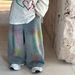 Autumn New Children's Jeans Korean Style Hand Painted Boys And Girls Fashionable Denim Trousers_viptrois.com