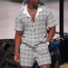 Men's Clothing Men's Summer Men's Hawaiian Short Sleeved Shirt 3D Digital Printing Shirt Suit Men_viptrois.com