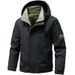 Men's Lightweight Utility Jacket – Waterproof Hooded Windbreaker With Zippered Pockets (M-5XL, Quick-Dry Polyester, Adjustable Drawstrings)_viptrois.com